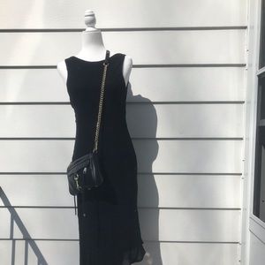 Jones New Black Silk Asymmetrical Maxi Dress💋💋